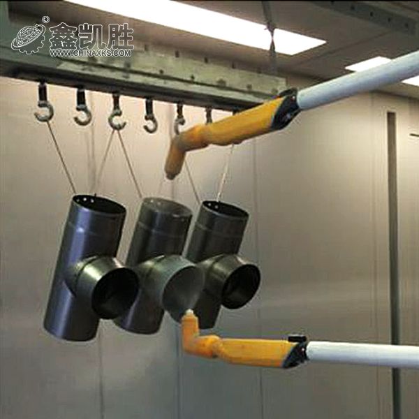 机器人喷涂抽油烟机管道