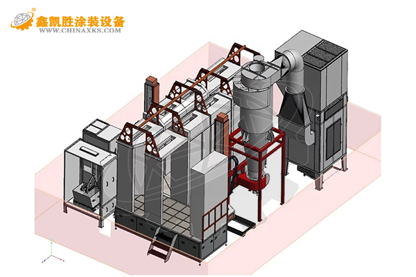 粉末喷涂设备-大旋风喷粉房